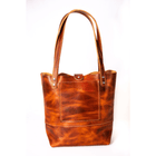 Grayson Travel Tote -Horween Dublin Leather in English Tan