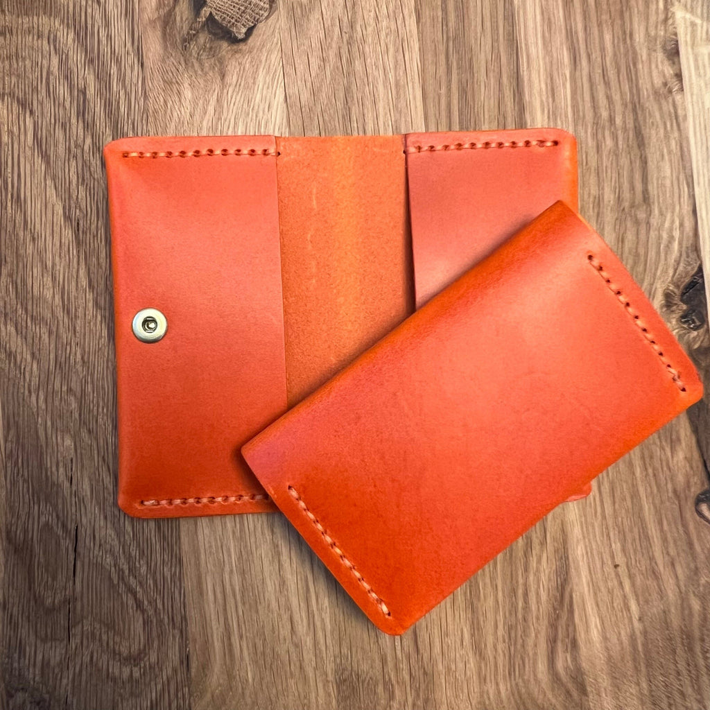 Minimalist Card Wallet Orange