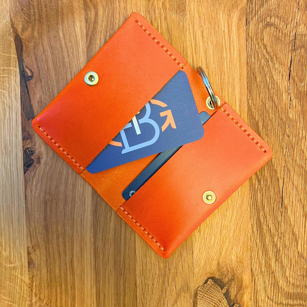Minimalist Card Wallet Orange