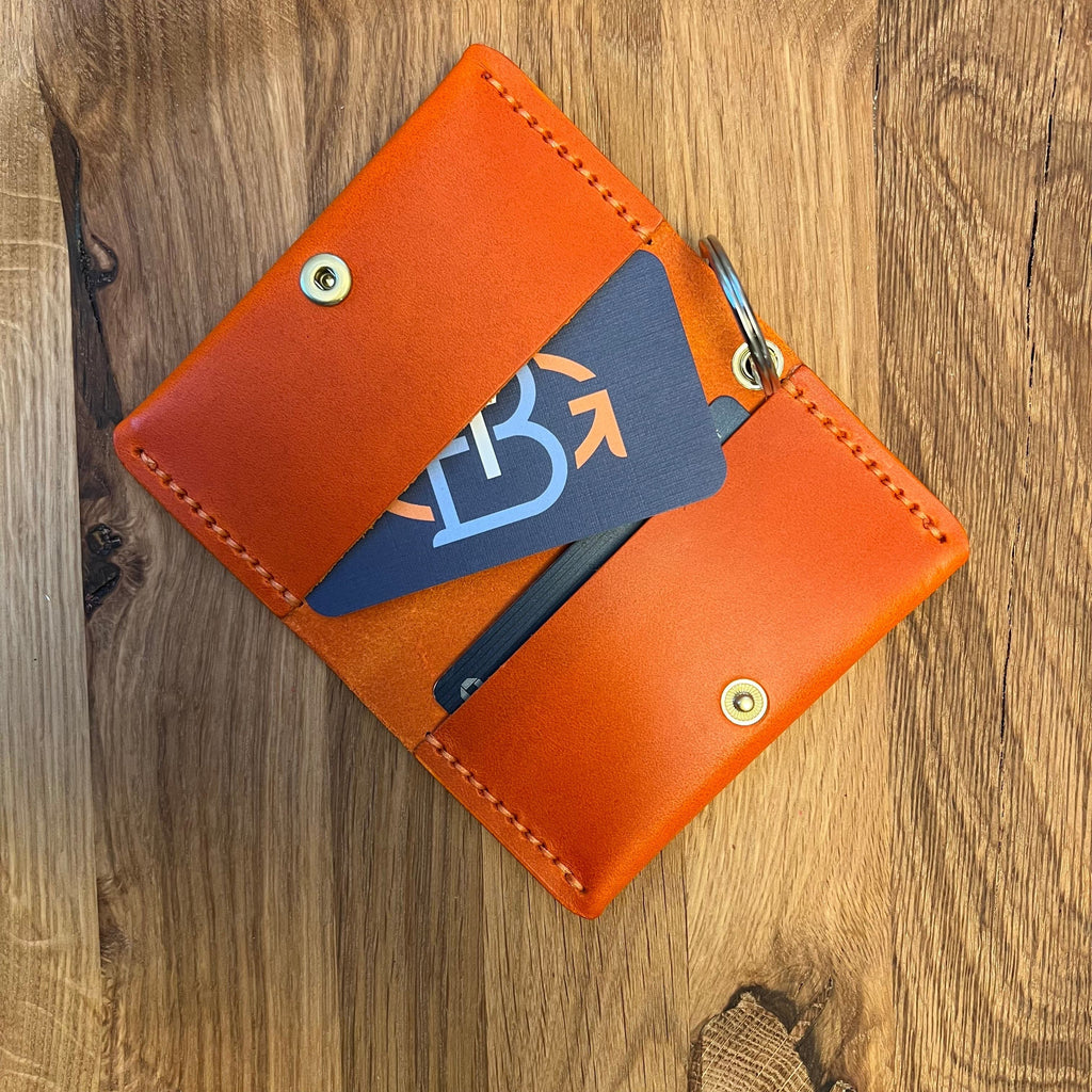 Minimalist Card Wallet Orange