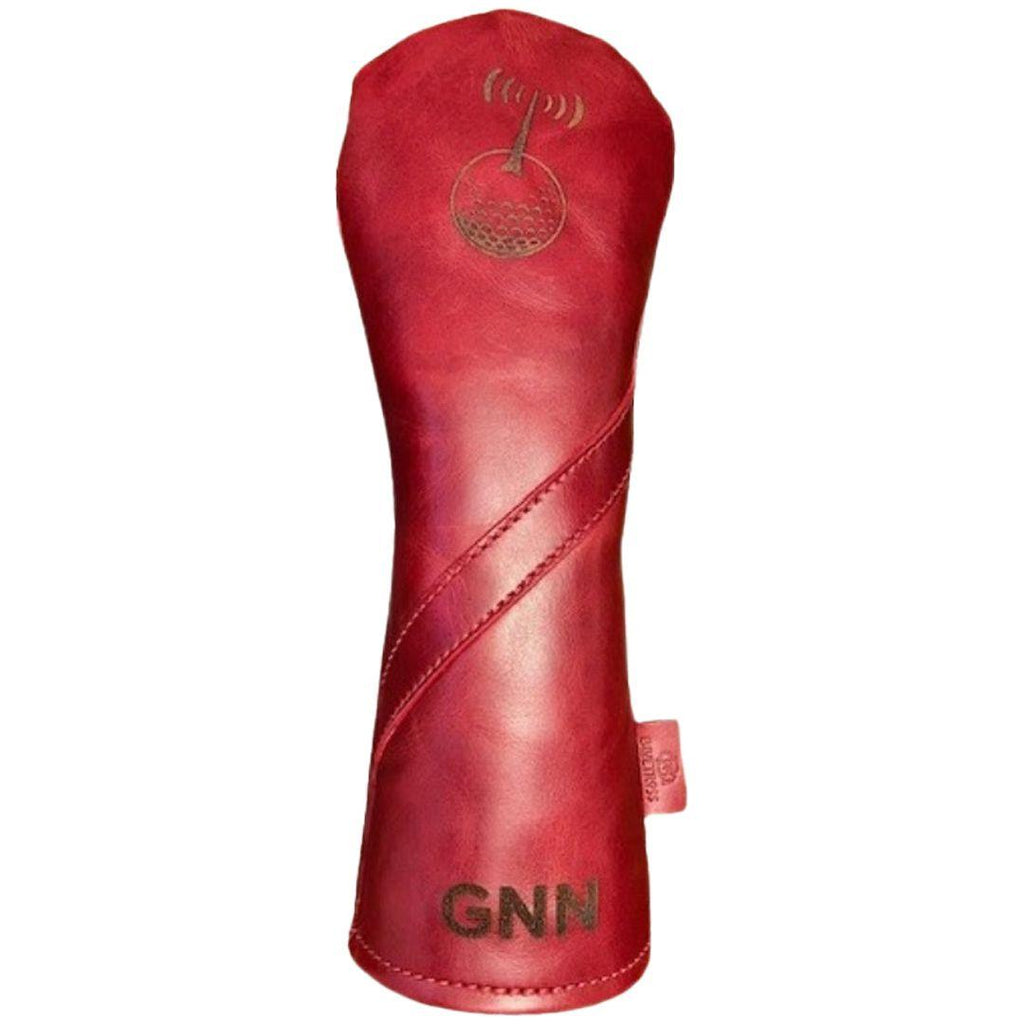 Custom Driver Headcover Red Leather