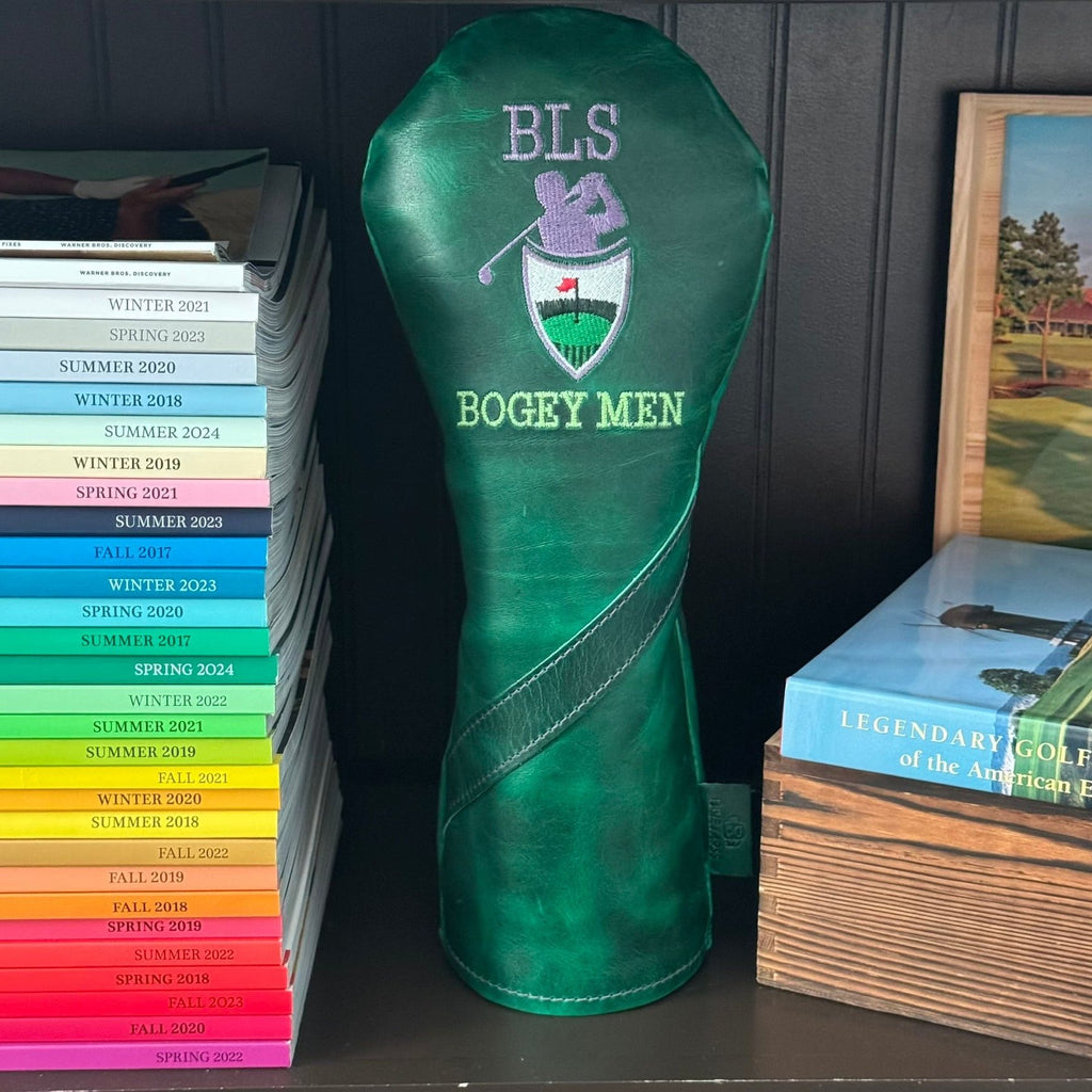 Custom Horween Leather Driver Cover - Bluetross