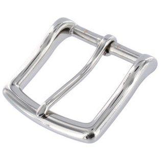 Men's Polished Nickel Belt Buckle 