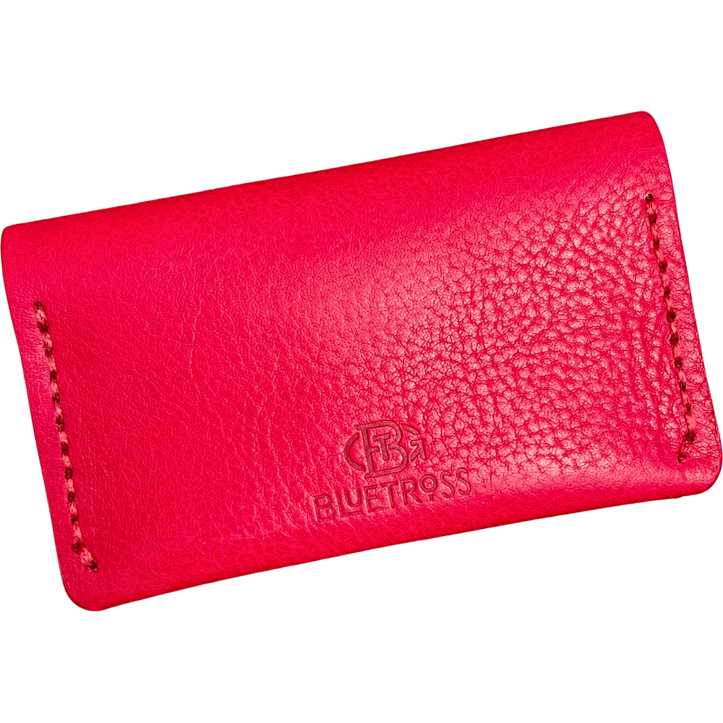 Fuchsia Card Wallet Closed