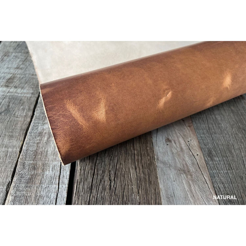 Minimalist Card Wallet Natural Dublin Leather