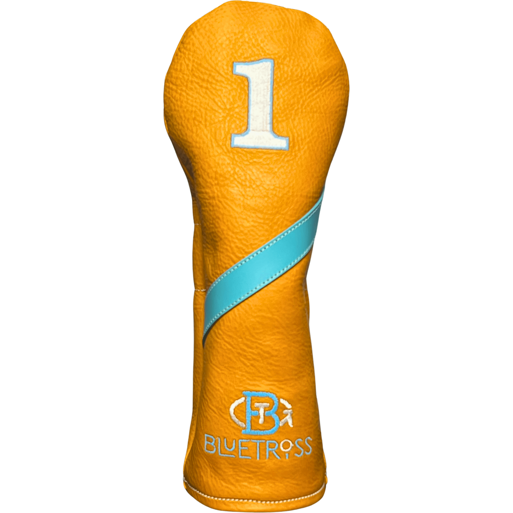 Custom Italian Leather Driver Cover - Bluetross Golf