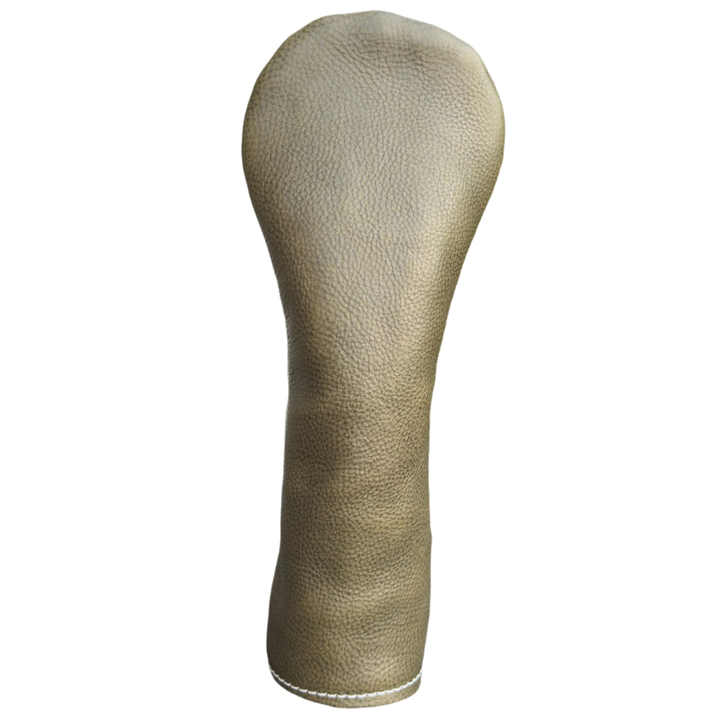 The Mark aka The Streaker driver headcover in militar olive green handcrafted in Charleston, SC front view